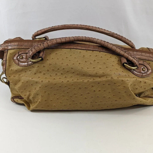 Nine West Leather Beige Satchel w/ Mini Tote - Picture 3 of 13